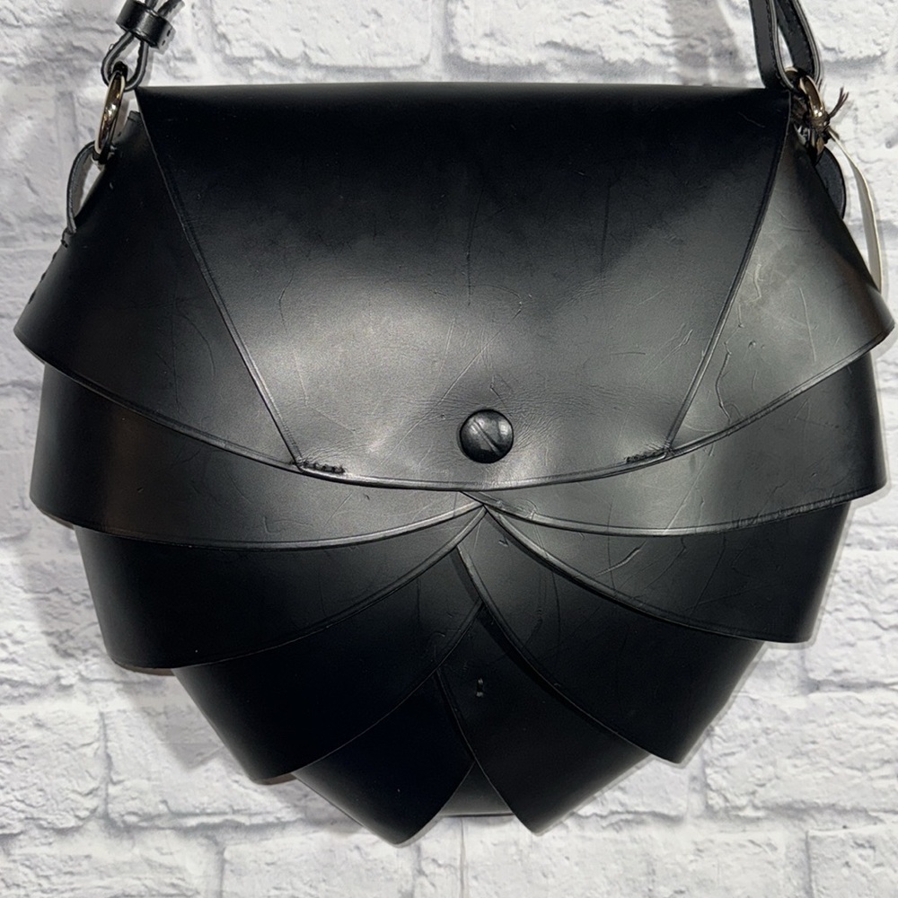 Boldrini Selleria Black Carmen Shoulder Bag Opera Collection Large Luxury Purse - Picture 8 of 15